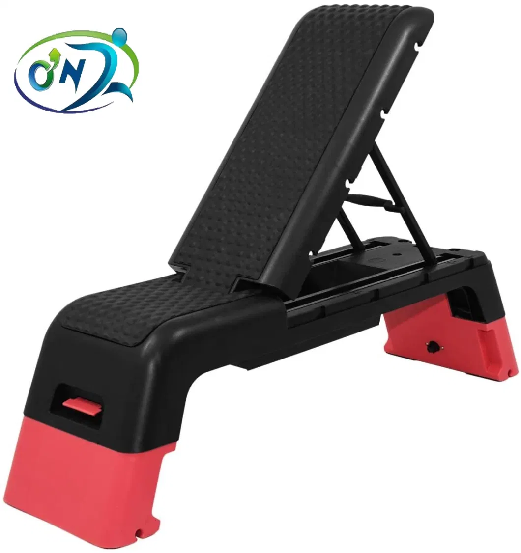 Ont- Home Gym Fitness Equipment Indoor Aerobic Step Platforms Durable Multi Function Adjustable Aerobic Stepper Yoga Step Board