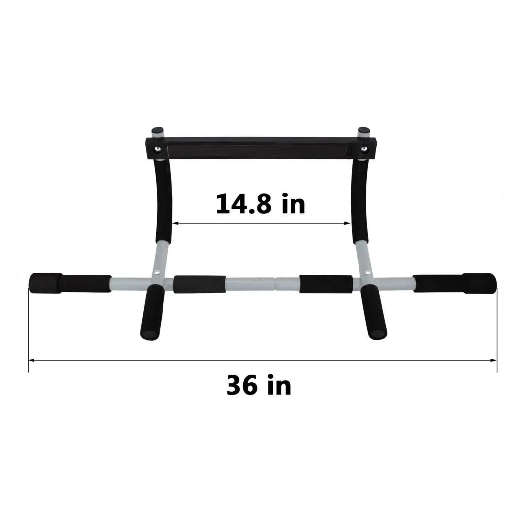 Wellshow Push up Bar Push up Stands Pull up Stand Stainless Metal with Rubber Box Durable Home Exercise Integrated Gym Trainer