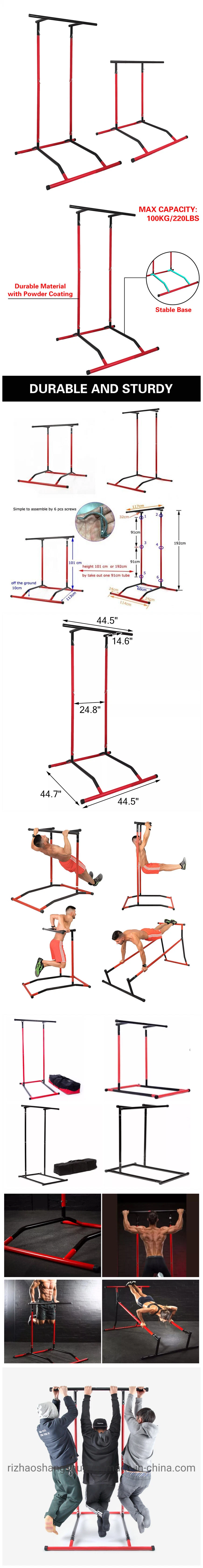 Pull up Station Outdoor Sports Equipment Gymnastic Fitness Rack DIP Stand Push UPS Parallel Bars